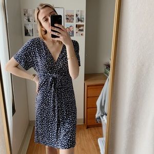Cute Navy printed dress